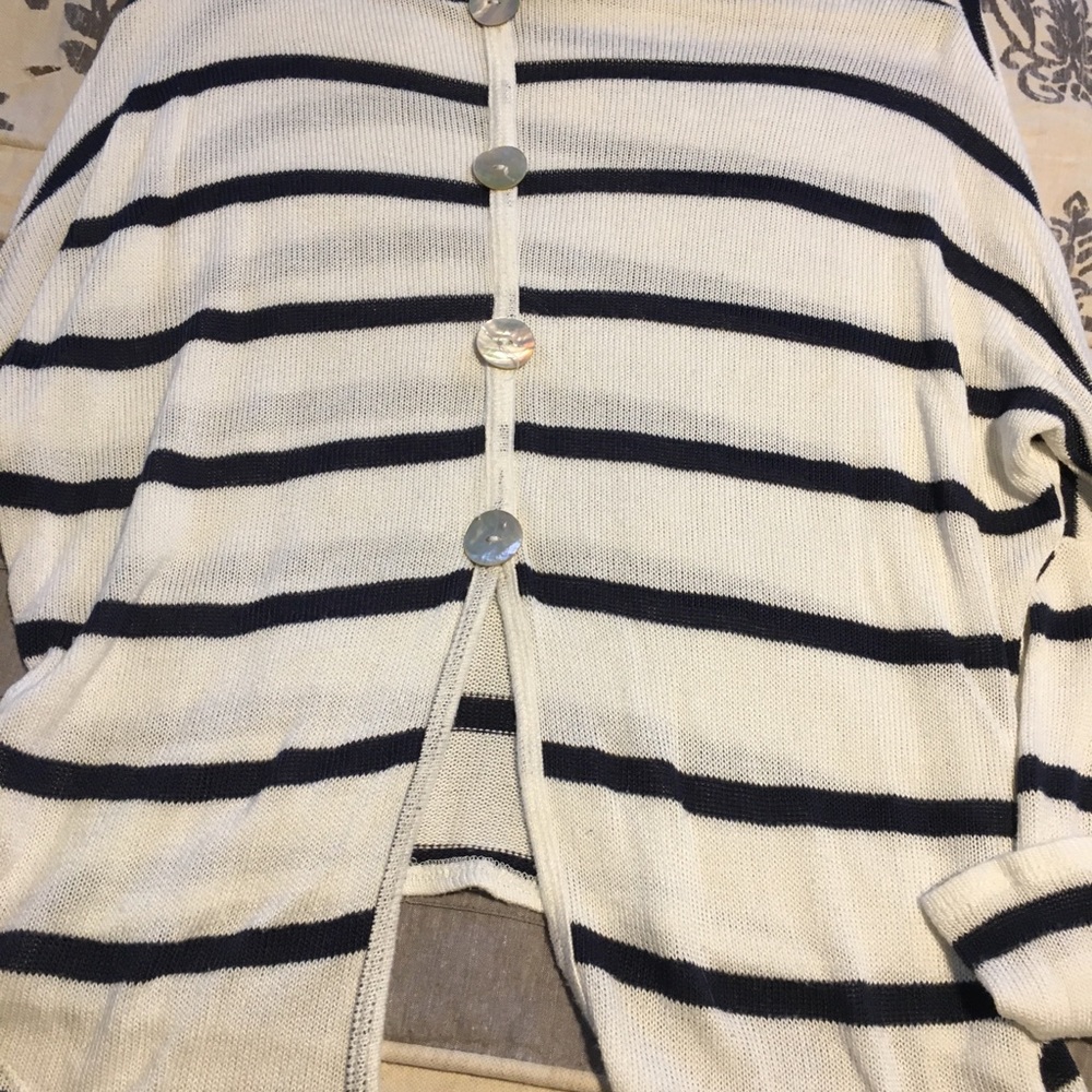 Button-down Back Sweater